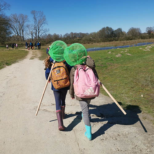 Wandelen bij de BSO Natuur Avontuur